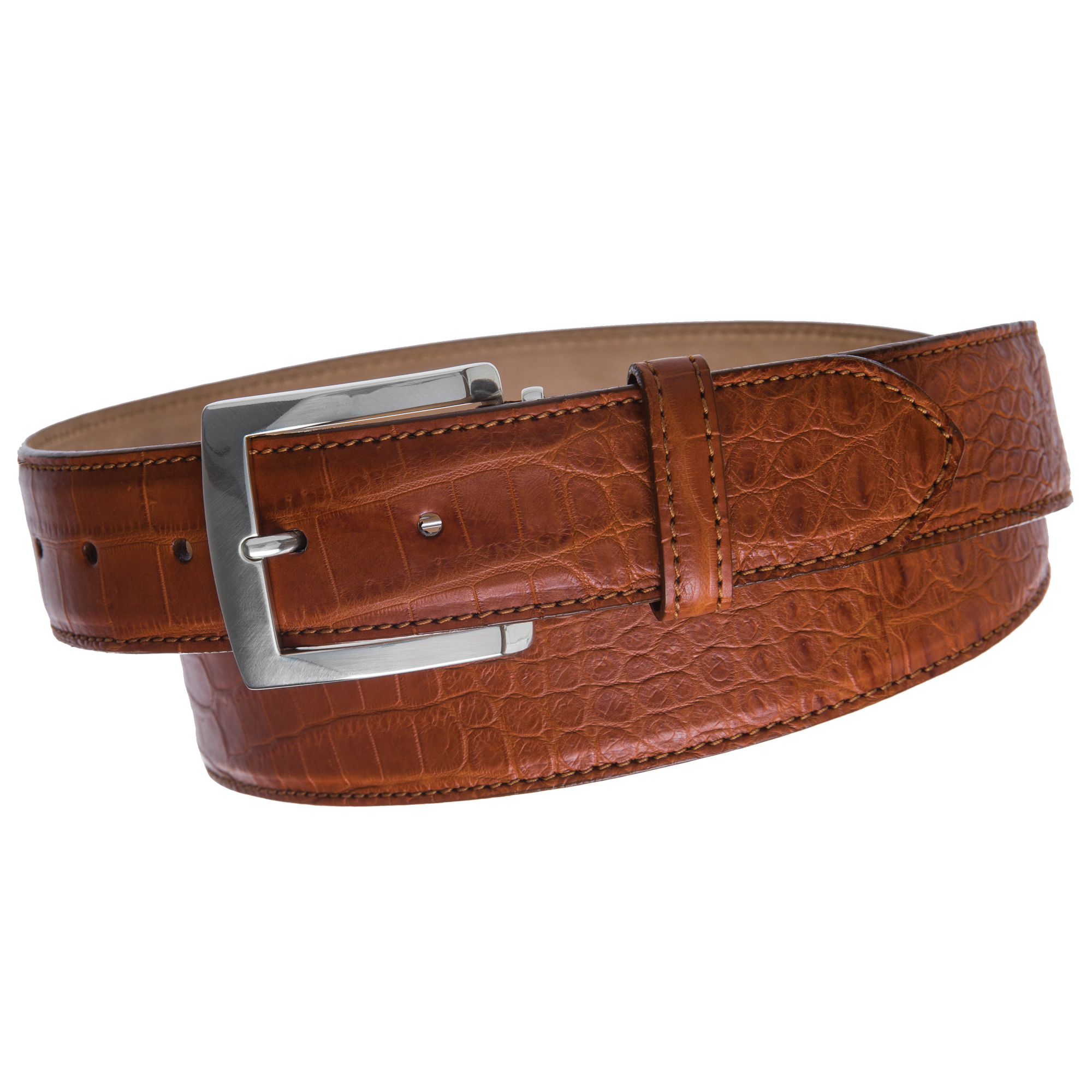 mens alligator golf belt