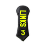 Expression Head Cover, Black / Neon Yellow