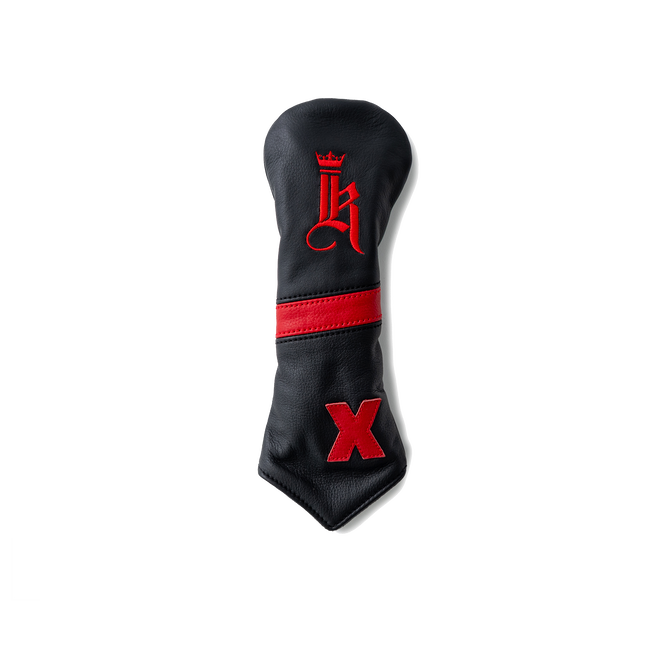 Tilted Head Cover, Black / Red