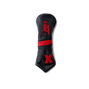 Tilted Head Cover, Black / Red