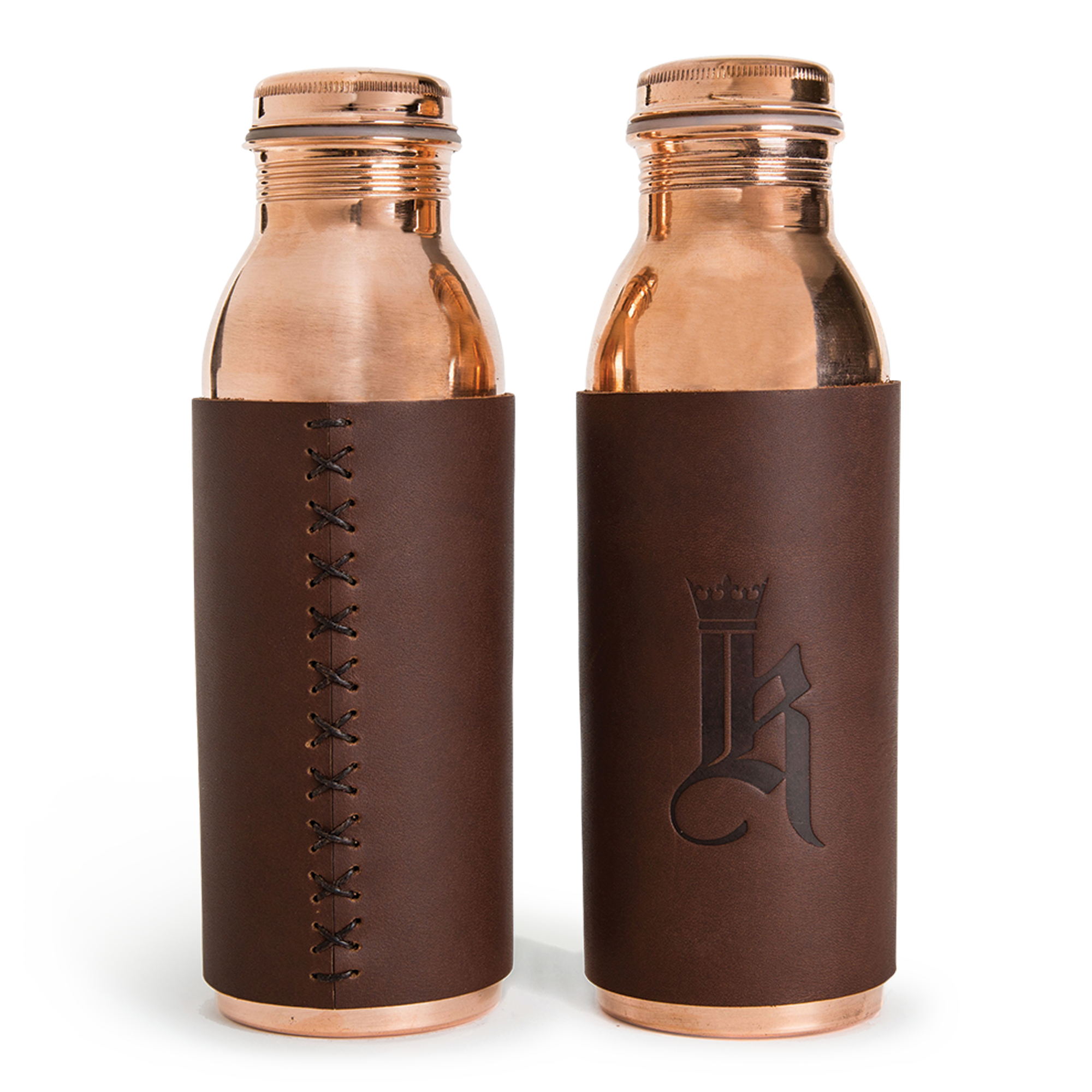 leather water flask