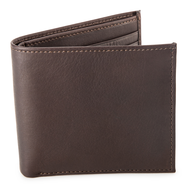  LAHERA KING Leather Wallets for Men Slim Bifold, Mens Wallets  Classic Style, Front Pocket Design, Cognac Color : Clothing, Shoes & Jewelry
