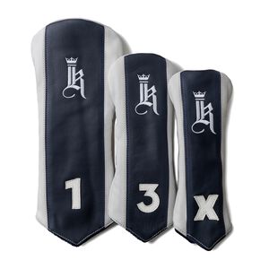 Kings and Queens Golf Head Covers | Golf Head Cover for Driver/Hybrid/Wood  | Leather Embroidery